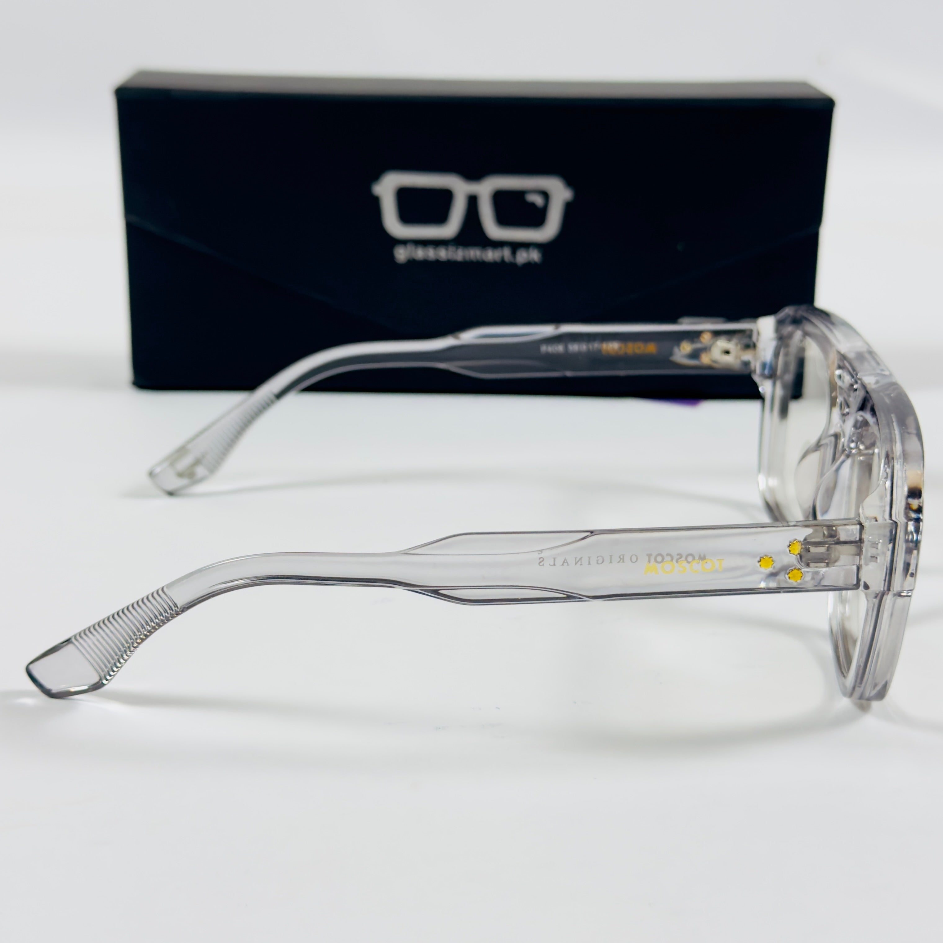 Moscot – P408 - 58 - Transparent Grey – Acetate  – Optics - Unisex (Transition)