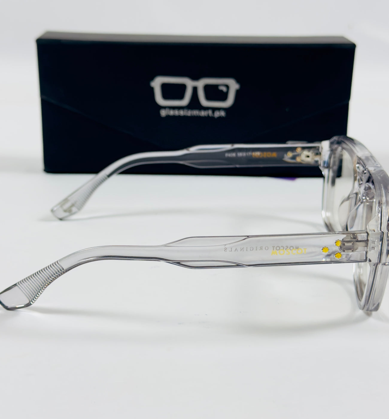 Moscot – P408 - 58 - Transparent Grey – Acetate  – Optics - Unisex (Transition)