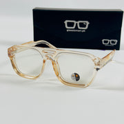 Moscot – P408 - 58 - Transparent Orange – Acetate  – Optics - Unisex (Transition)