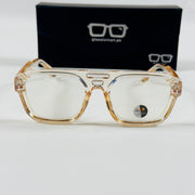Moscot – P408 - 58 - Transparent Orange – Acetate  – Optics - Unisex (Transition)