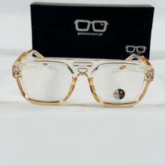 Moscot – P408 - 58 - Transparent Orange – Acetate  – Optics - Unisex (Transition)
