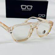 Moscot – P408 - 58 - Transparent Orange – Acetate  – Optics - Unisex (Transition)