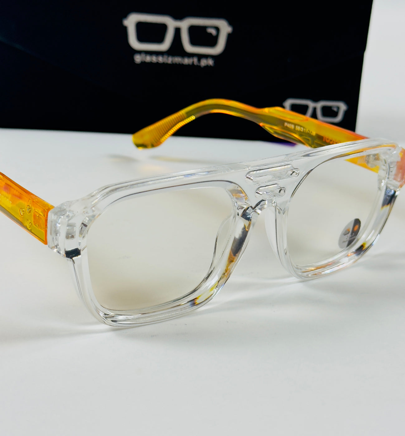 Moscot – P408 - 58 - Transparent Tortoise – Acetate  – Optics - Unisex (Transition)