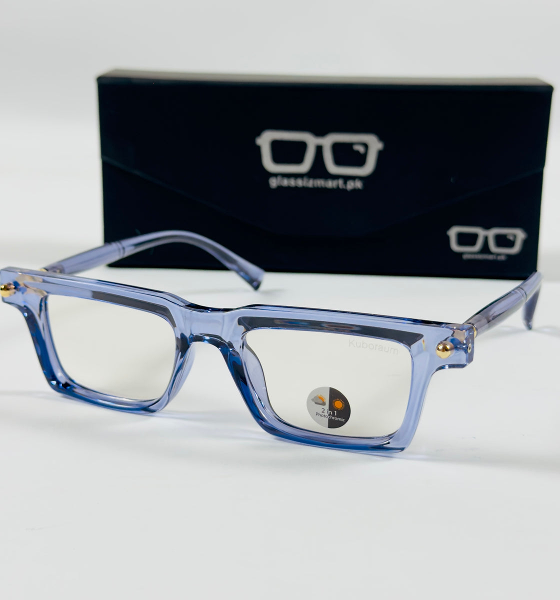 Moscot – P349 - 49 - Transparent Blue – Acetate – Optics - Unisex (Transition)