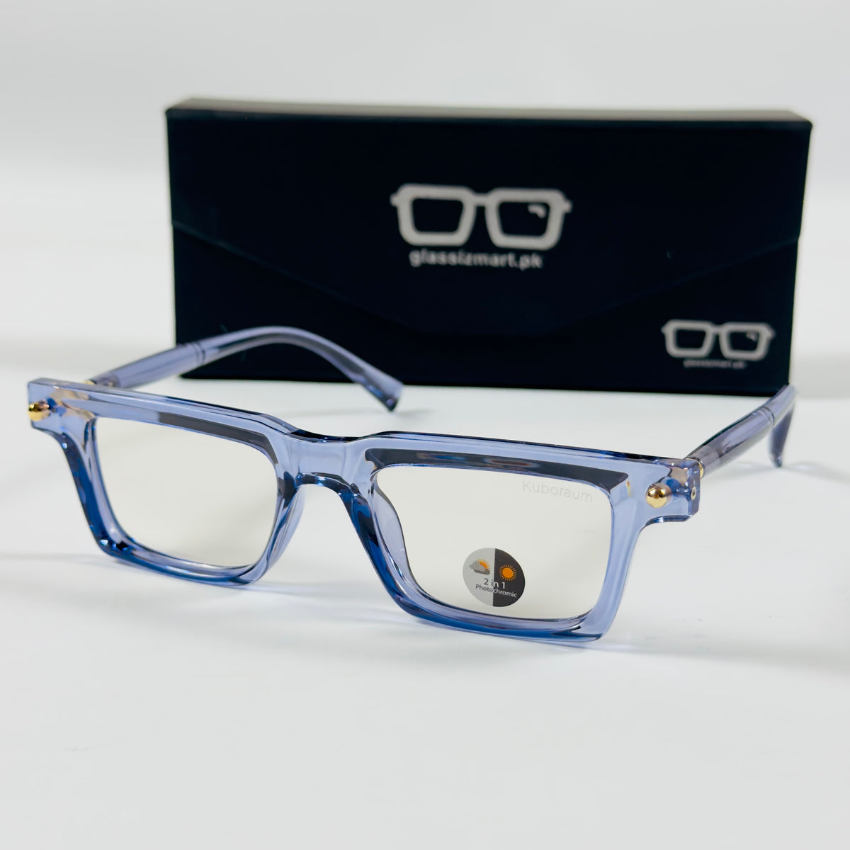 Moscot – P349 - 49 - Transparent Blue – Acetate – Optics - Unisex (Transition)