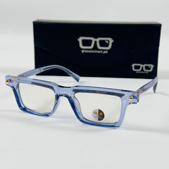 Moscot – P349 - 49 - Transparent Blue – Acetate – Optics - Unisex (Transition)
