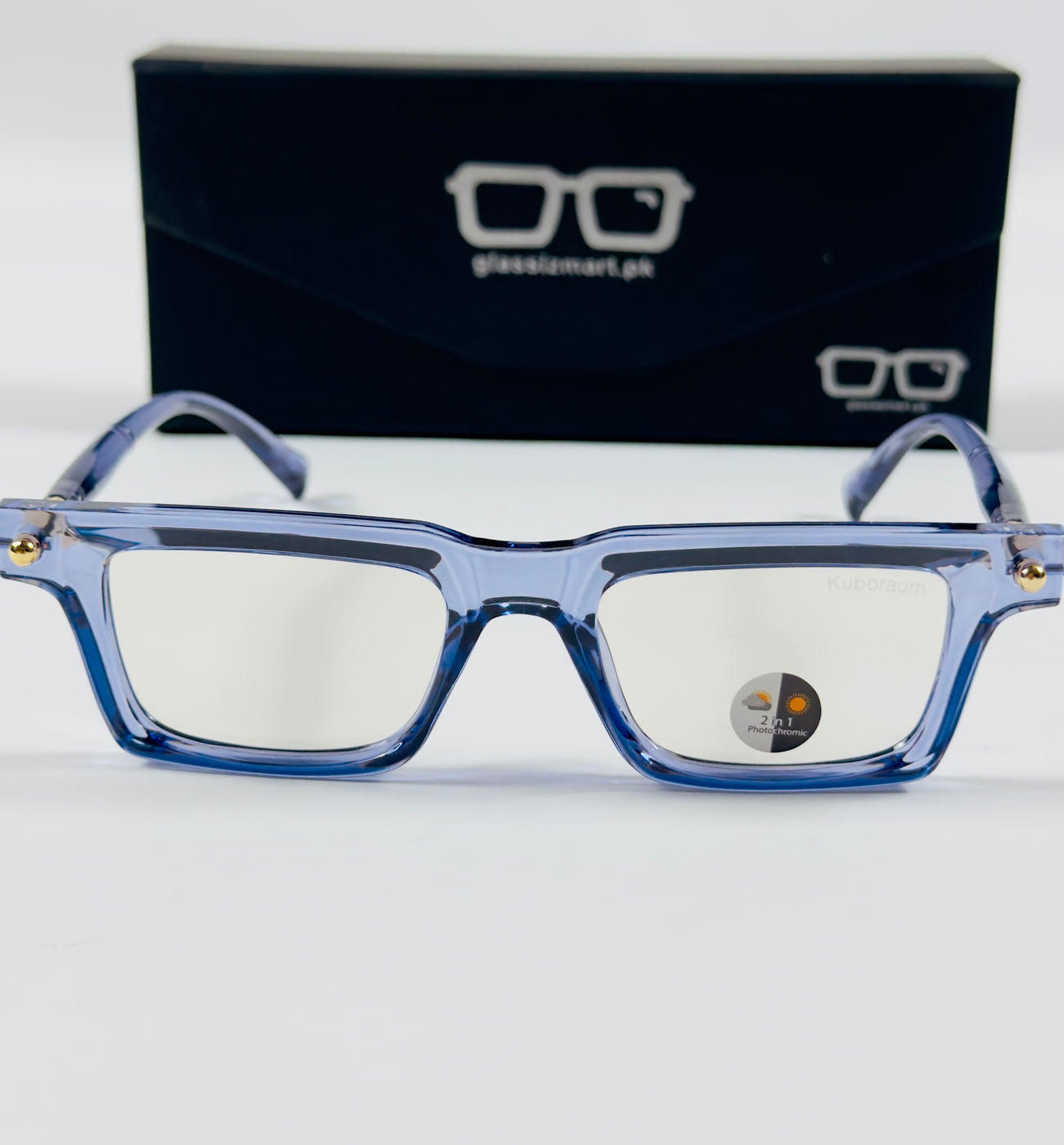 Moscot – P349 - 49 - Transparent Blue – Acetate – Optics - Unisex (Transition)