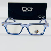 Moscot – P349 - 49 - Transparent Blue – Acetate – Optics - Unisex (Transition)