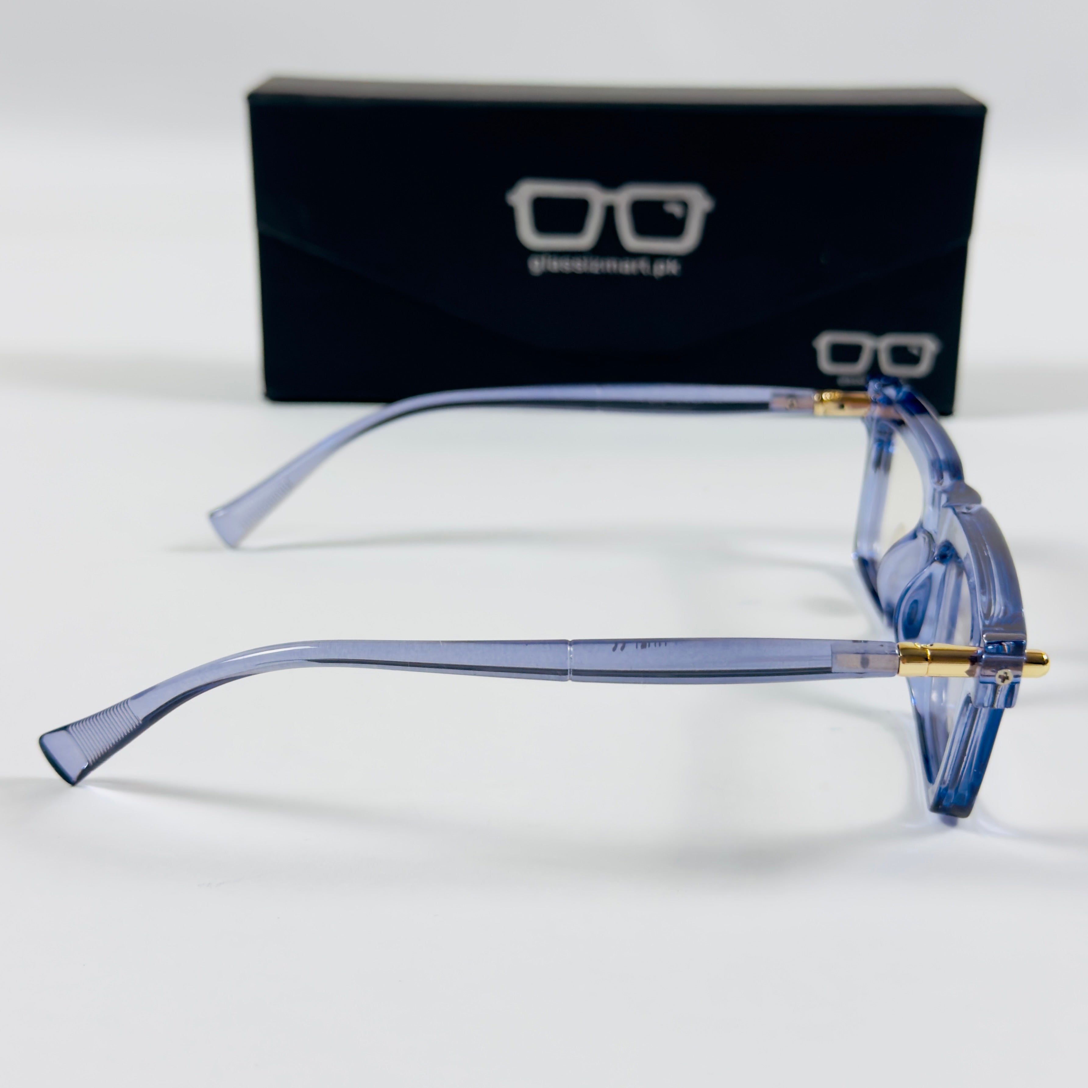 Moscot – P349 - 49 - Transparent Blue – Acetate – Optics - Unisex (Transition)