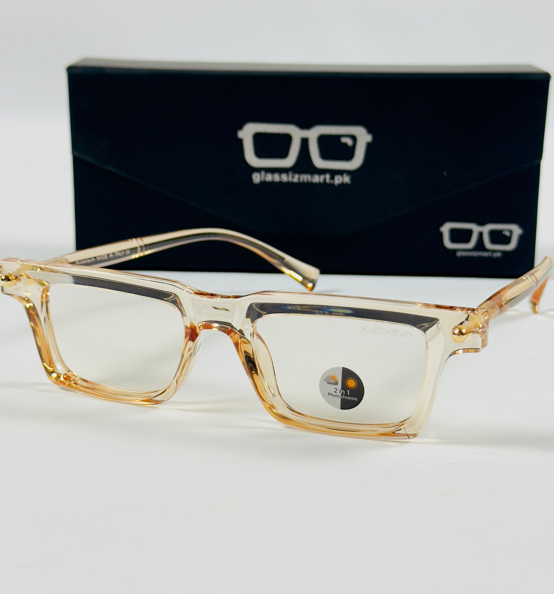 Moscot – P349 - 49 - Transparent Orange – Acetate – Optics - Unisex (Transition)