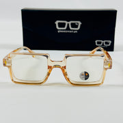 Moscot – P317 - 50 - Transparent Orange – Acetate – Optics - Unisex (Transition)