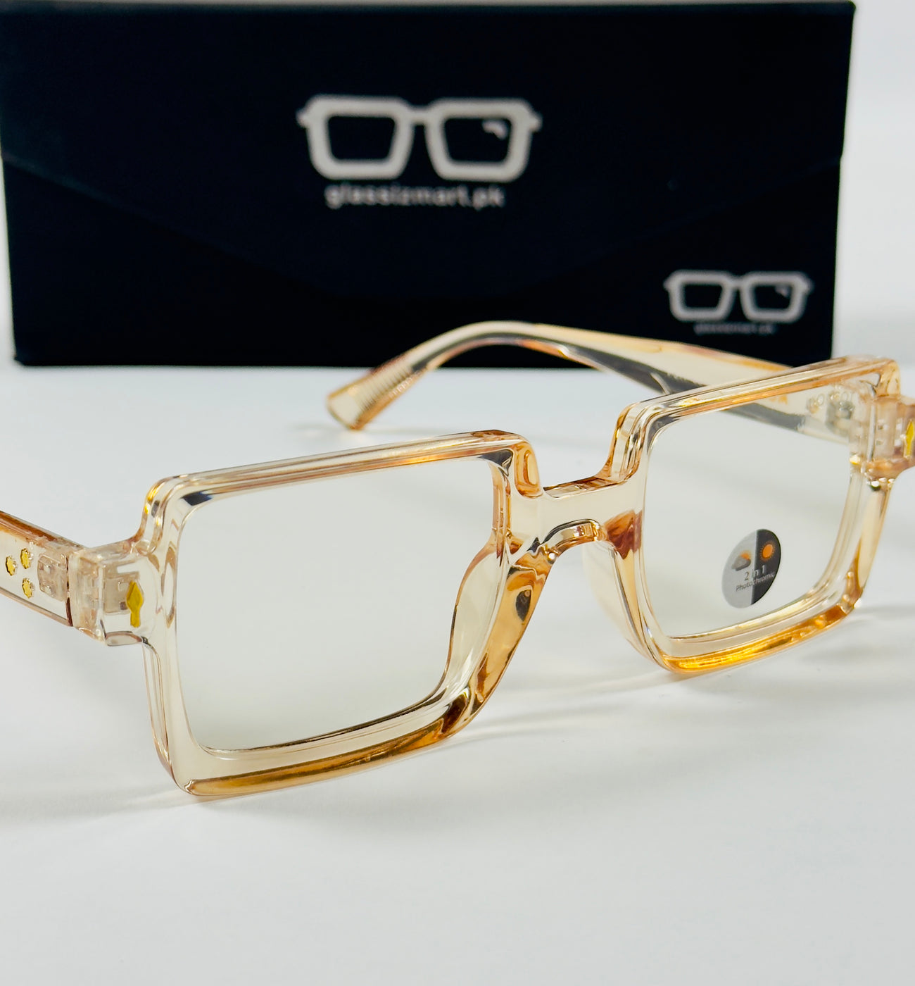 Moscot – P317 - 50 - Transparent Orange – Acetate – Optics - Unisex (Transition)