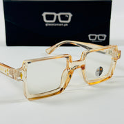 Moscot – P317 - 50 - Transparent Orange – Acetate – Optics - Unisex (Transition)