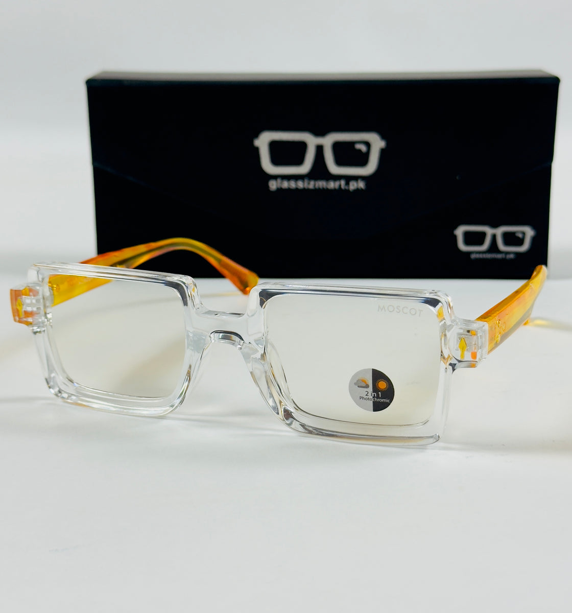 Moscot – P317 - 50 - Transparent Tortoise – Acetate – Optics - Unisex (Transition)