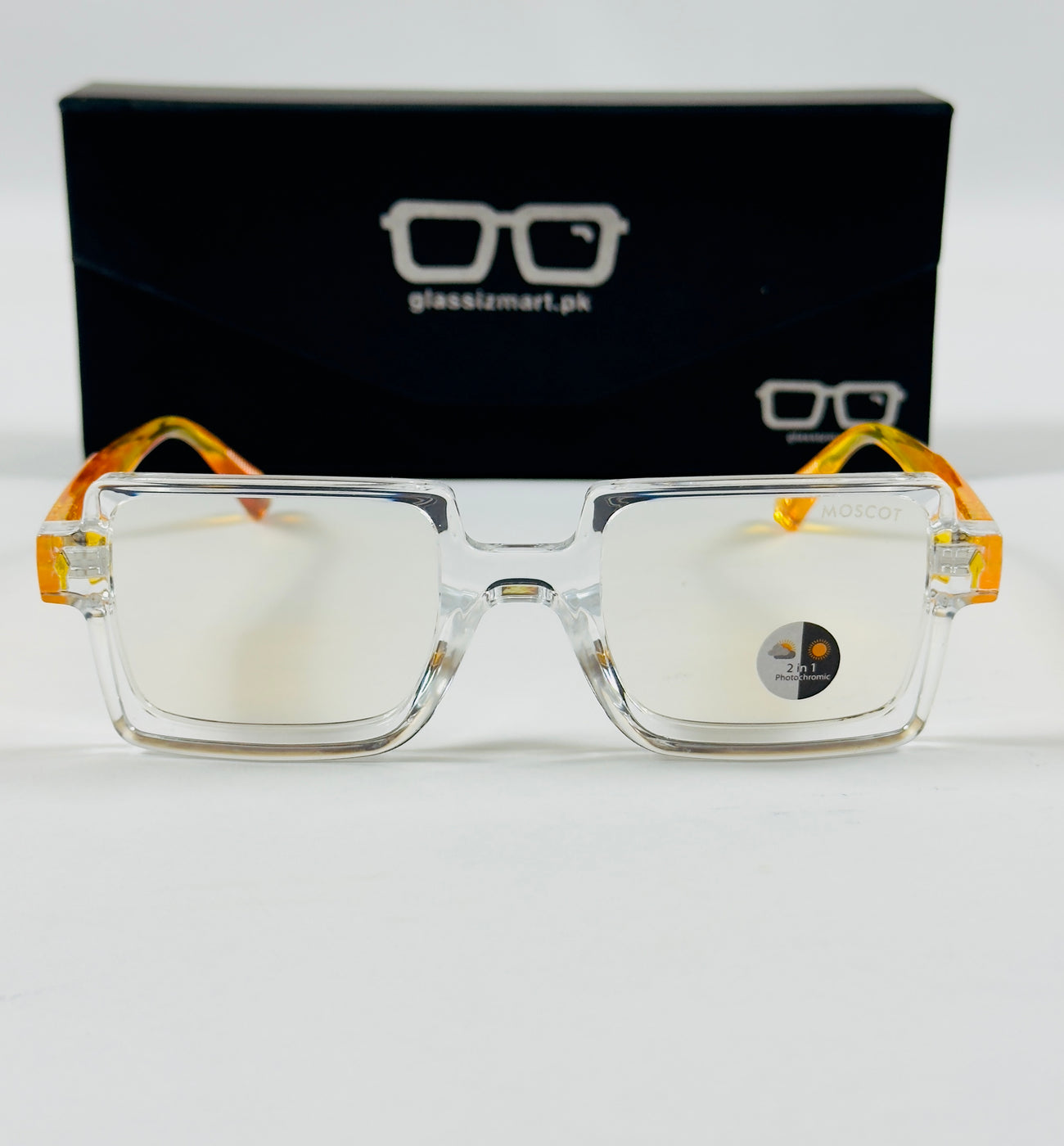 Moscot – P317 - 50 - Transparent Tortoise – Acetate – Optics - Unisex (Transition)