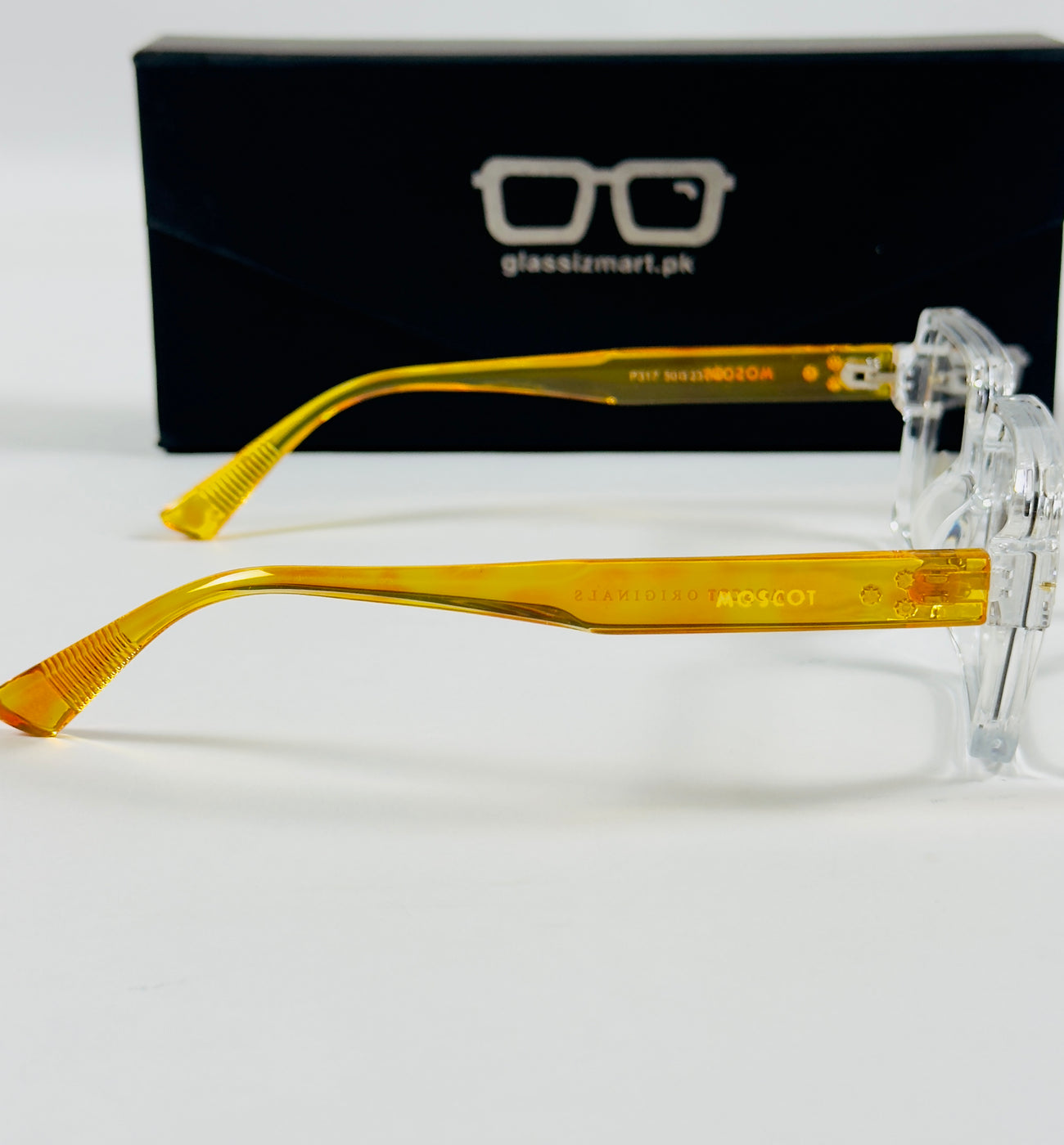 Moscot – P317 - 50 - Transparent Tortoise – Acetate – Optics - Unisex (Transition)