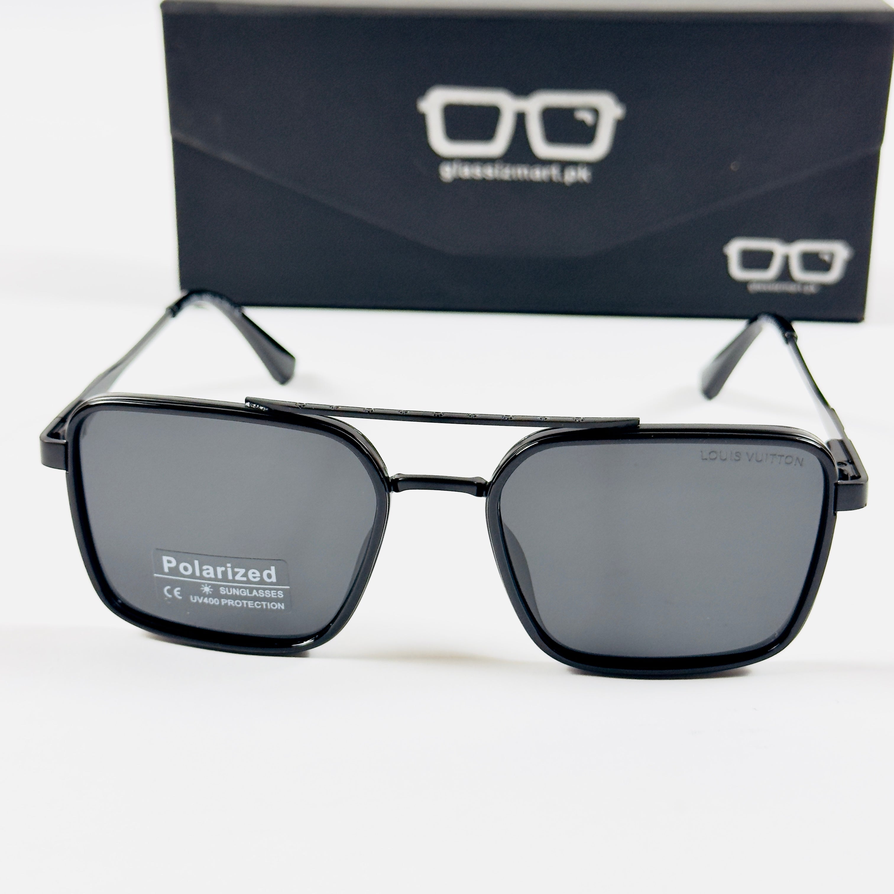 LV – 58453 – 58 – Black – Metal – Sunglasses – Unisex