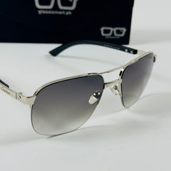 Cartier – CA130 – 57 – Silver Green Gradient – Metal – Sunglasses – Unisex