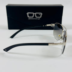 Cartier – CA130 – 57 – Silver Green Gradient – Metal – Sunglasses – Unisex