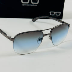 Cartier – CA130 – 57 –  Blue Gradient – Metal – Sunglasses – Unisex