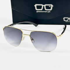 Cartier – CA130 – 57 – Golden Black Gradient – Metal – Sunglasses – Unisex