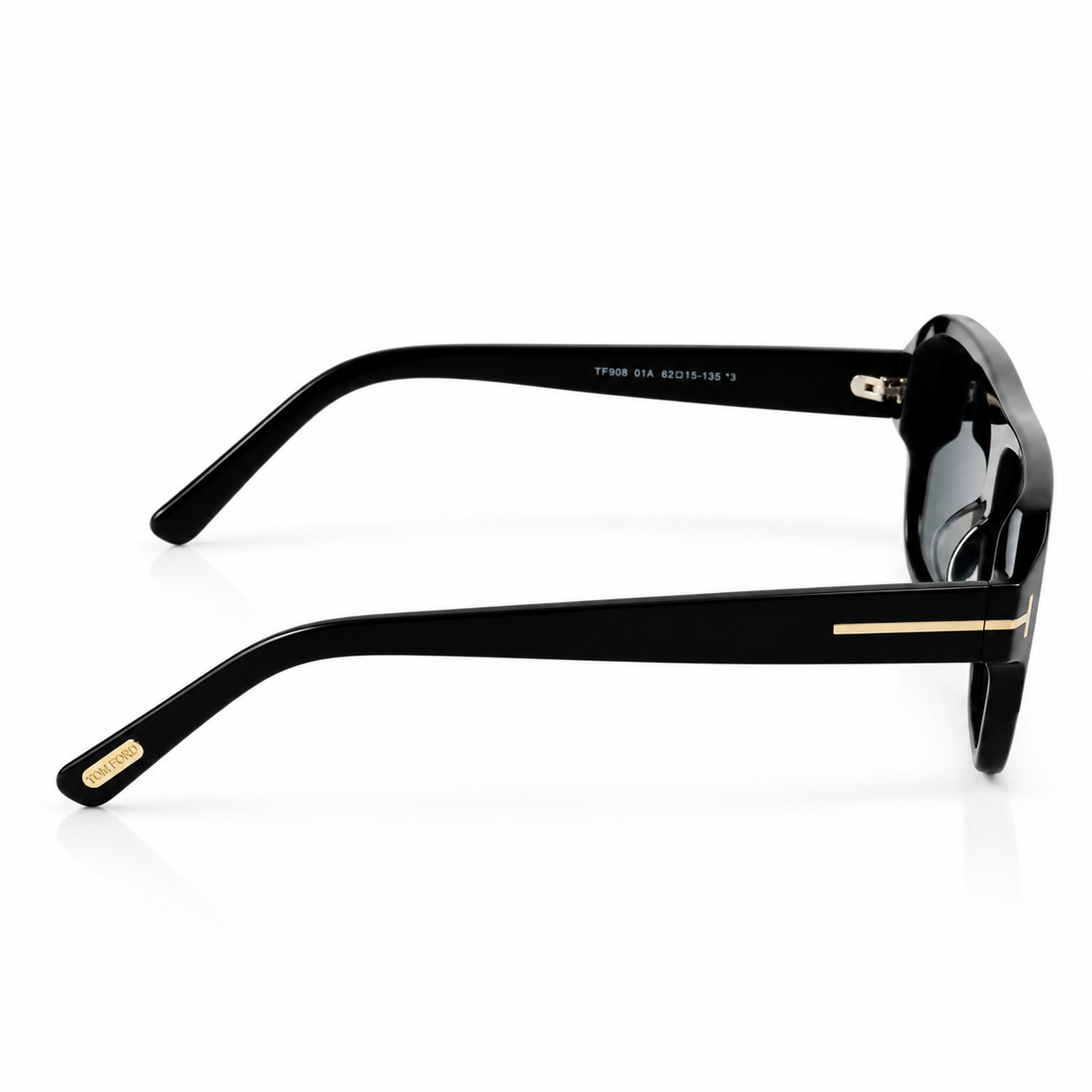 Tom Ford – 908 - 62 – Black –  Acetate - Sunglasses – Unisex - Premium