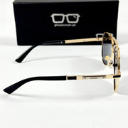 Cartier – 58473 – 60 – Golden Black – Metal – Sunglasses – Unisex