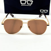 Cartier – 58473 – 60 – Golden Brown – Metal – Sunglasses – Unisex