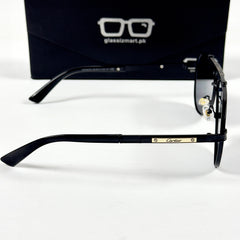 Cartier – 58473 – 60 – Black – Metal – Sunglasses – Unisex