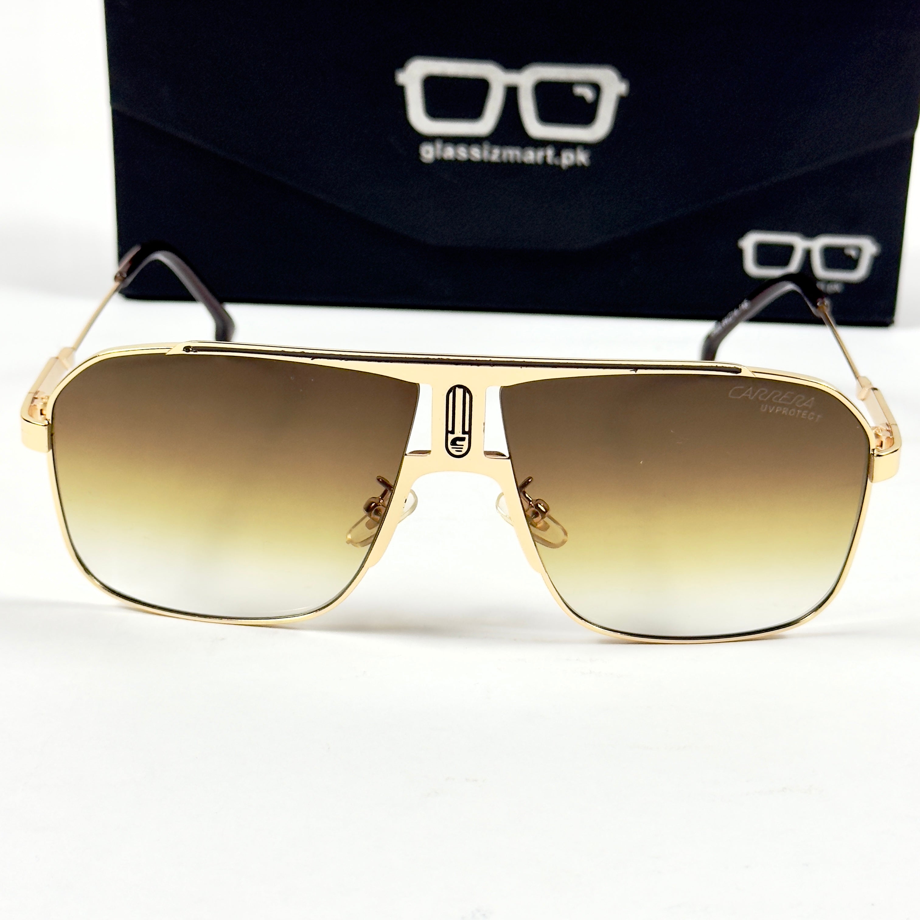 Carrera - Golden Brown Gradient– 10420 - 64 - Metal - Sunglasses – Unisex
