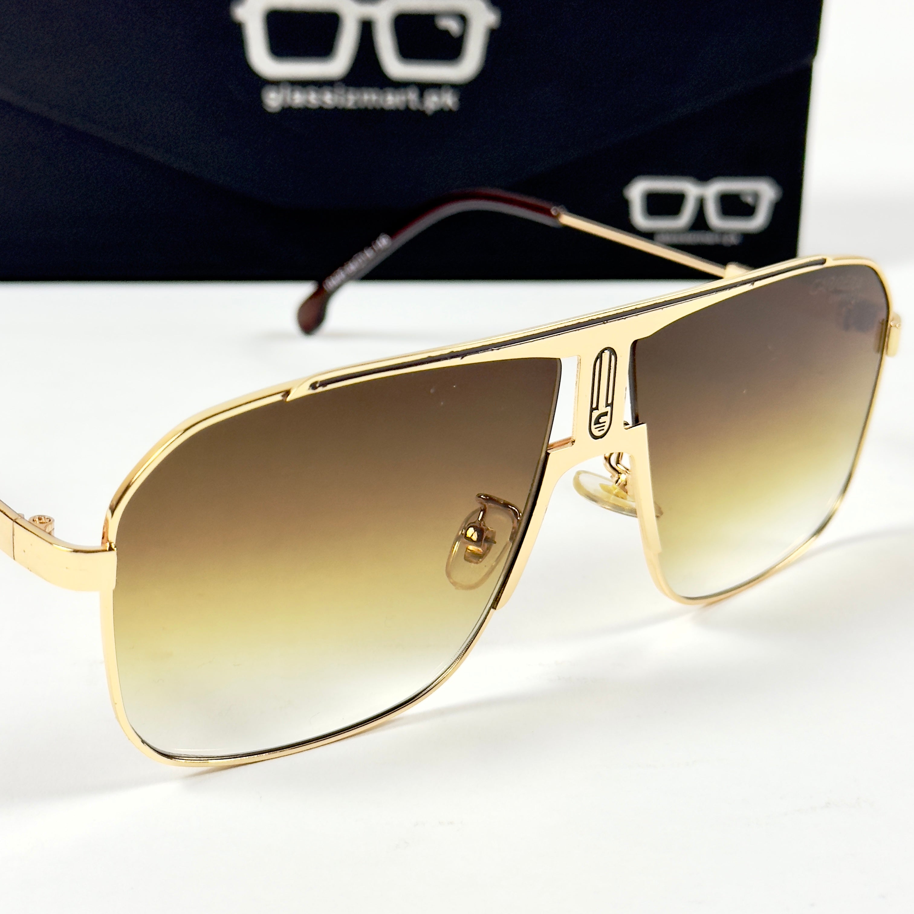 Carrera - Golden Brown Gradient– 10420 - 64 - Metal - Sunglasses – Unisex