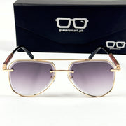 Cartier – 5015 – 52 – Golden Black Gradient – Metal – Sunglasses – Unisex