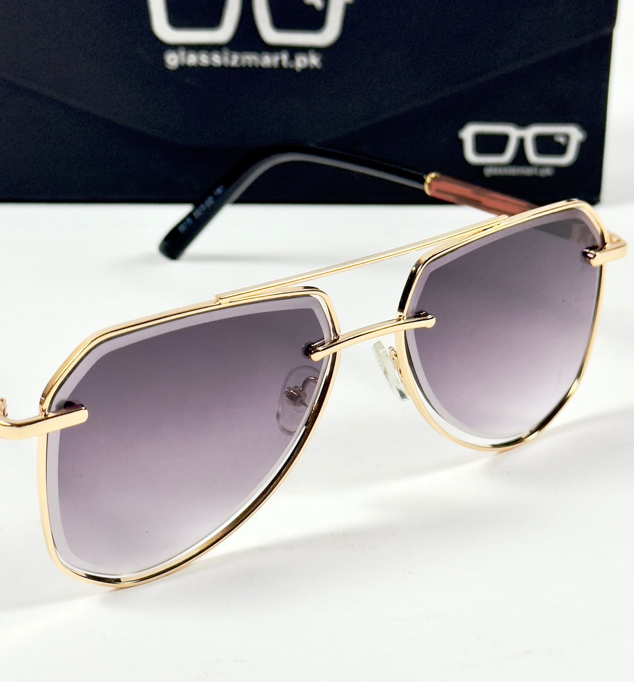 Cartier – 5015 – 52 – Golden Black Gradient – Metal – Sunglasses – Unisex