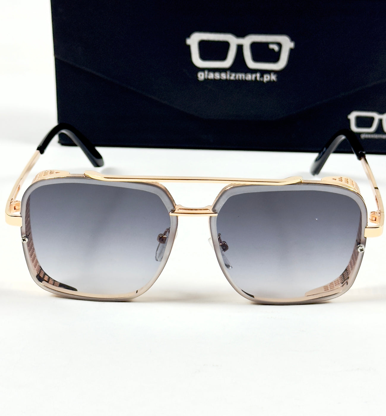 Dita – 77 – 48 – Golden Black – Metal – Sunglasses – Unisex