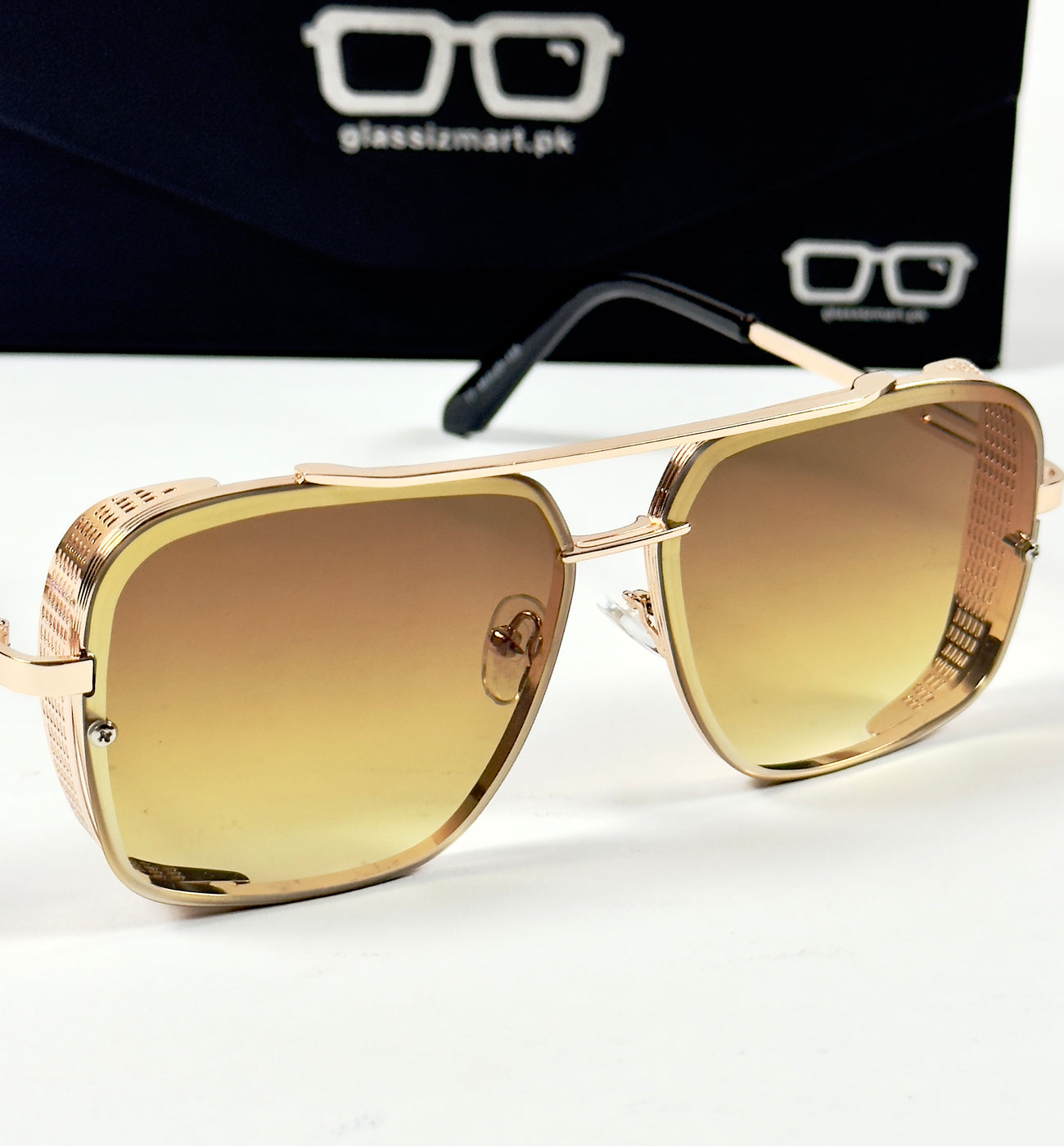 Dita – 77 – 48 – Golden Brown – Metal – Sunglasses – Unisex