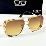 Dita – 77 – 48 – Golden Brown – Metal – Sunglasses – Unisex