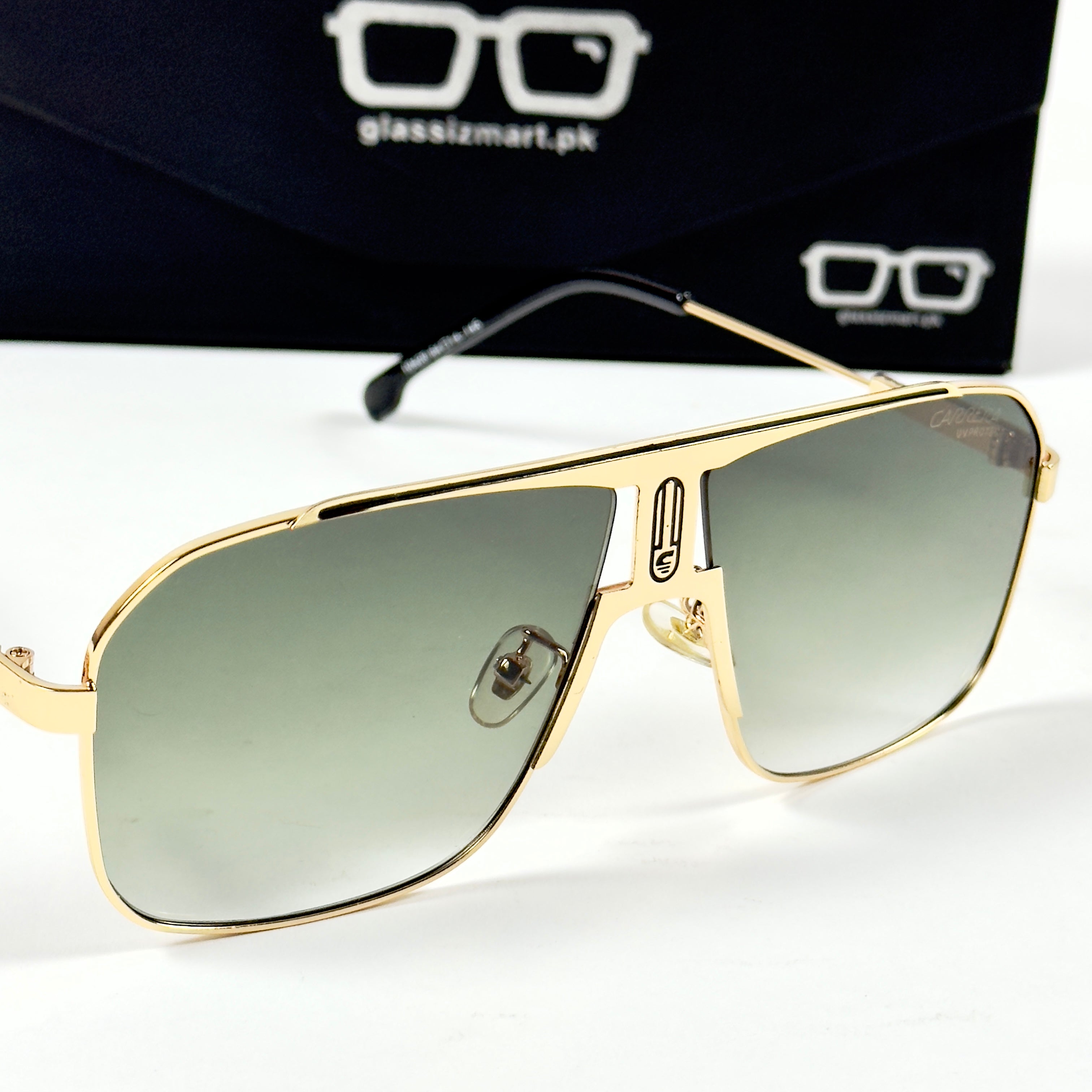 Carrera - Golden Green – 10420 - 64 - Metal - Sunglasses – Unisex