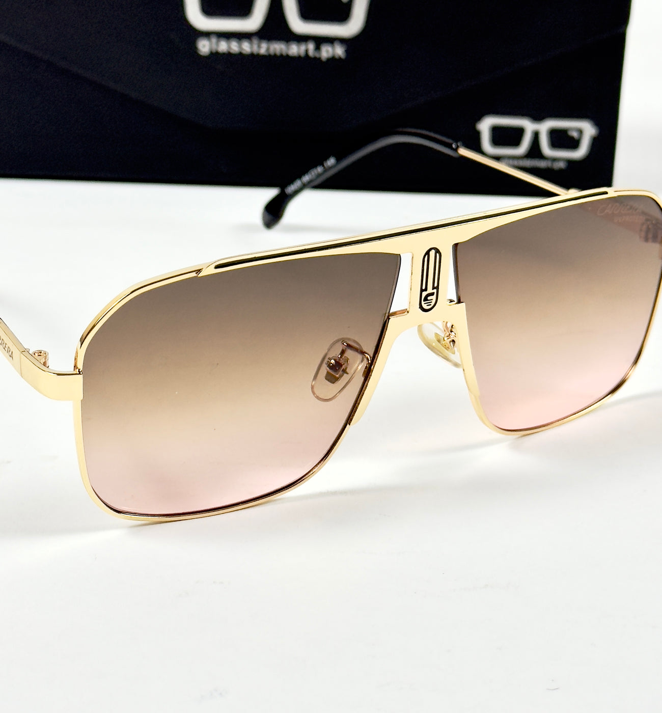Carrera - Golden Pink – 10420 - 64 - Metal - Sunglasses – Unisex