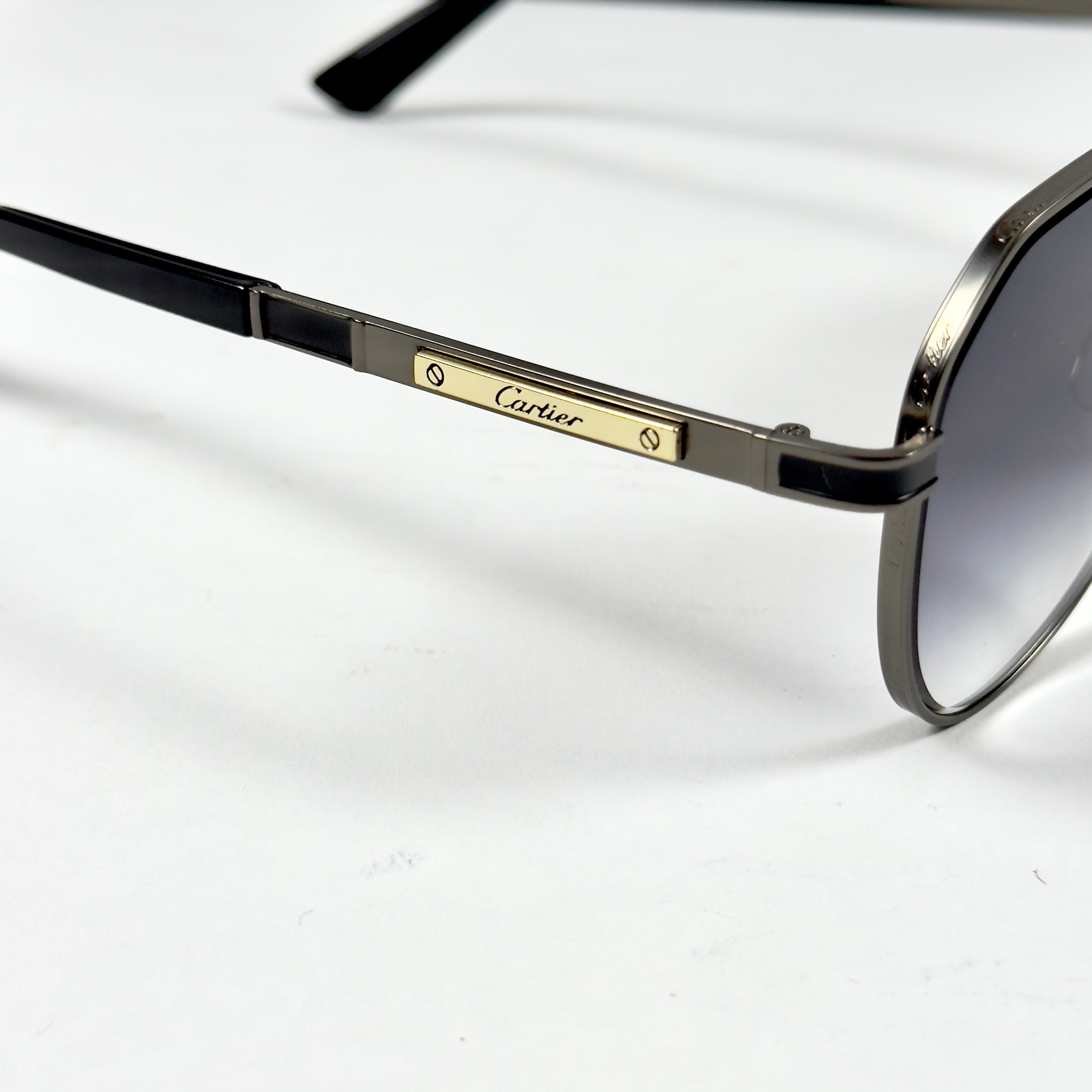Cartier – 58473 – 60 – Grey Gradient – Metal – Sunglasses – Unisex
