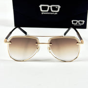 Cartier – 5015 – 52 – Golden Brown – Metal – Sunglasses – Unisex