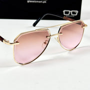 Cartier – 5015 – 52 – Golden Pink – Metal – Sunglasses – Unisex