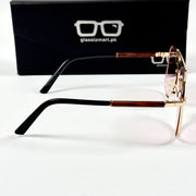 Cartier – 5015 – 52 – Golden Pink – Metal – Sunglasses – Unisex