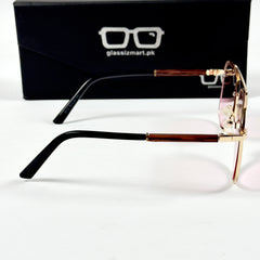Cartier – 5015 – 52 – Golden Pink – Metal – Sunglasses – Unisex
