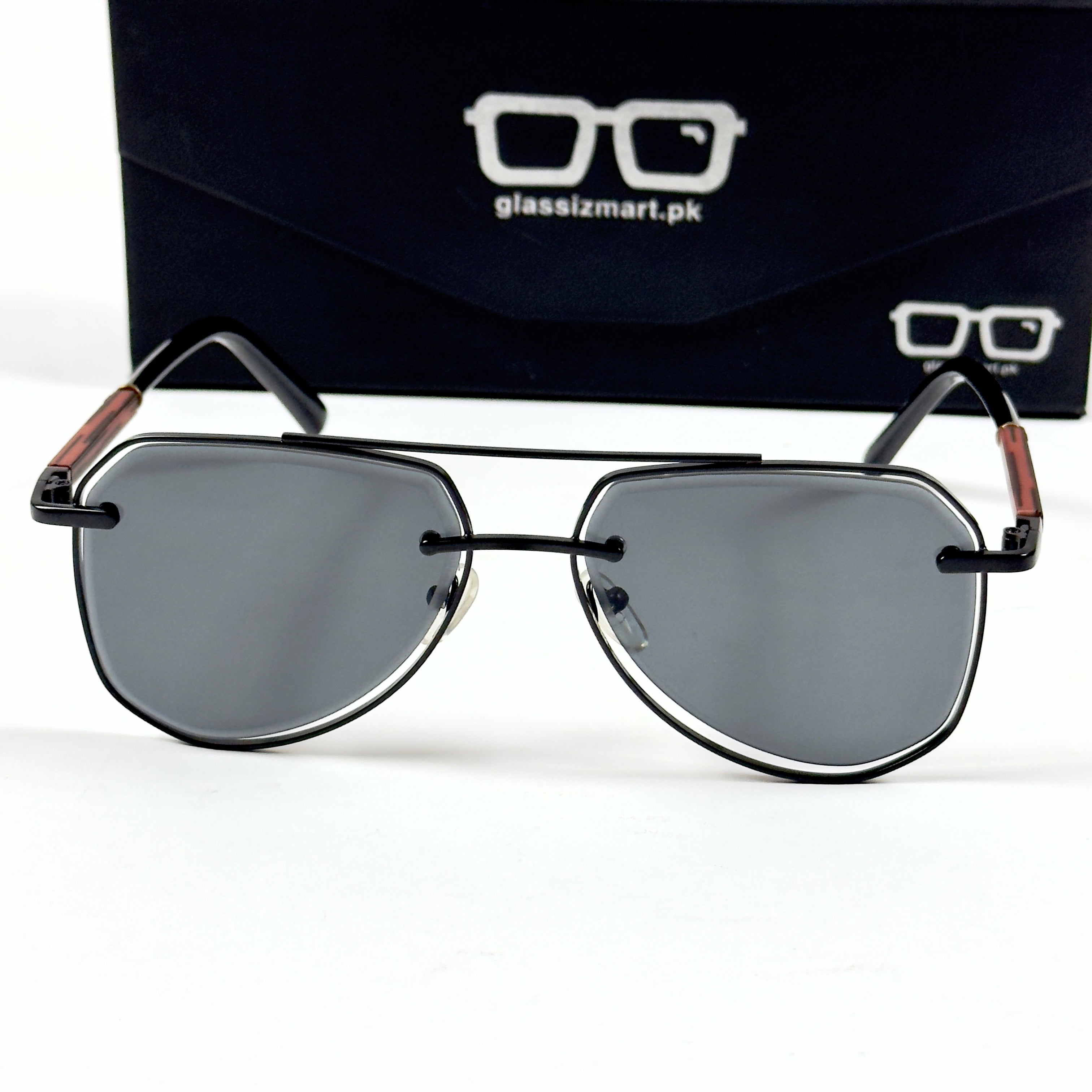 Cartier – 5015 – 52 – Black – Metal – Sunglasses – Unisex