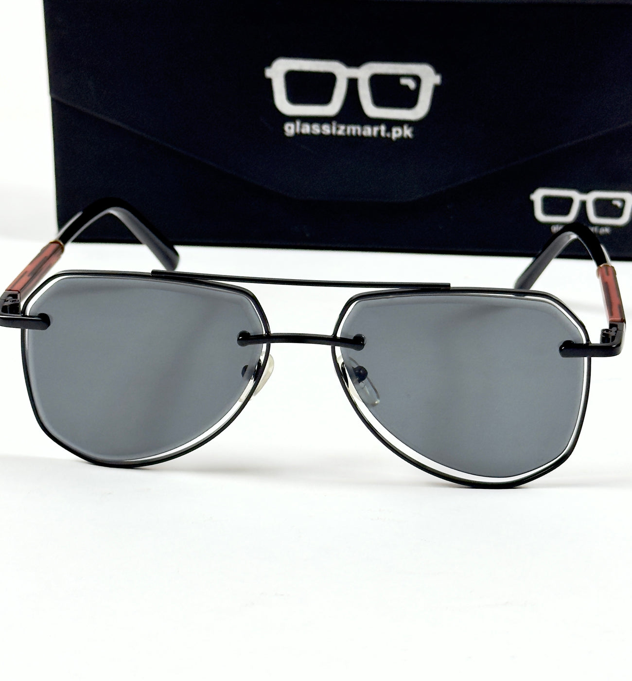 Cartier – 5015 – 52 – Black – Metal – Sunglasses – Unisex
