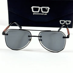 Cartier – 5015 – 52 – Black – Metal – Sunglasses – Unisex