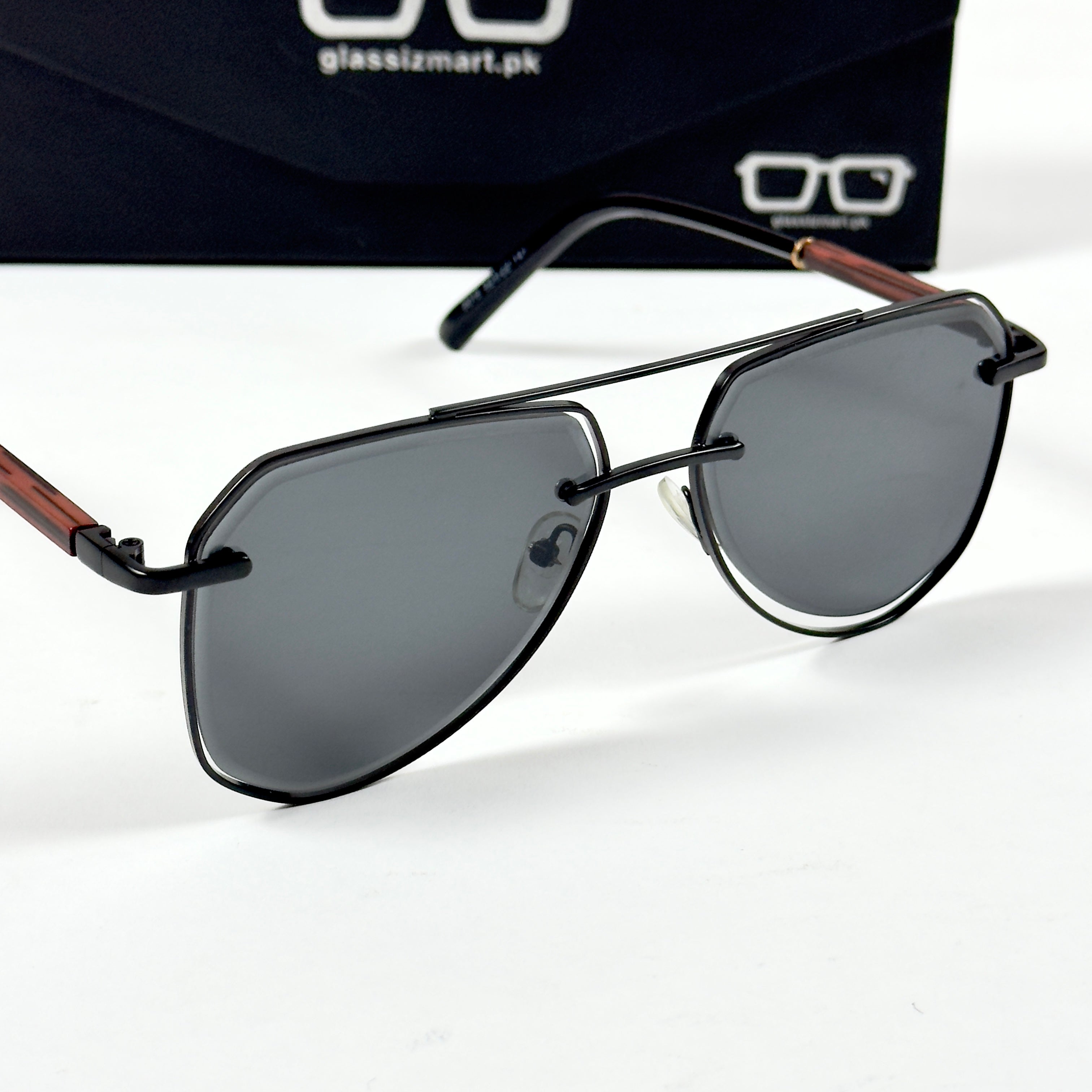 Cartier – 5015 – 52 – Black – Metal – Sunglasses – Unisex
