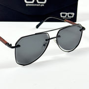 Cartier – 5015 – 52 – Black – Metal – Sunglasses – Unisex