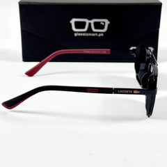 Lacoste – 58501 – 56 – Black – Metal – Sunglasses – Unisex