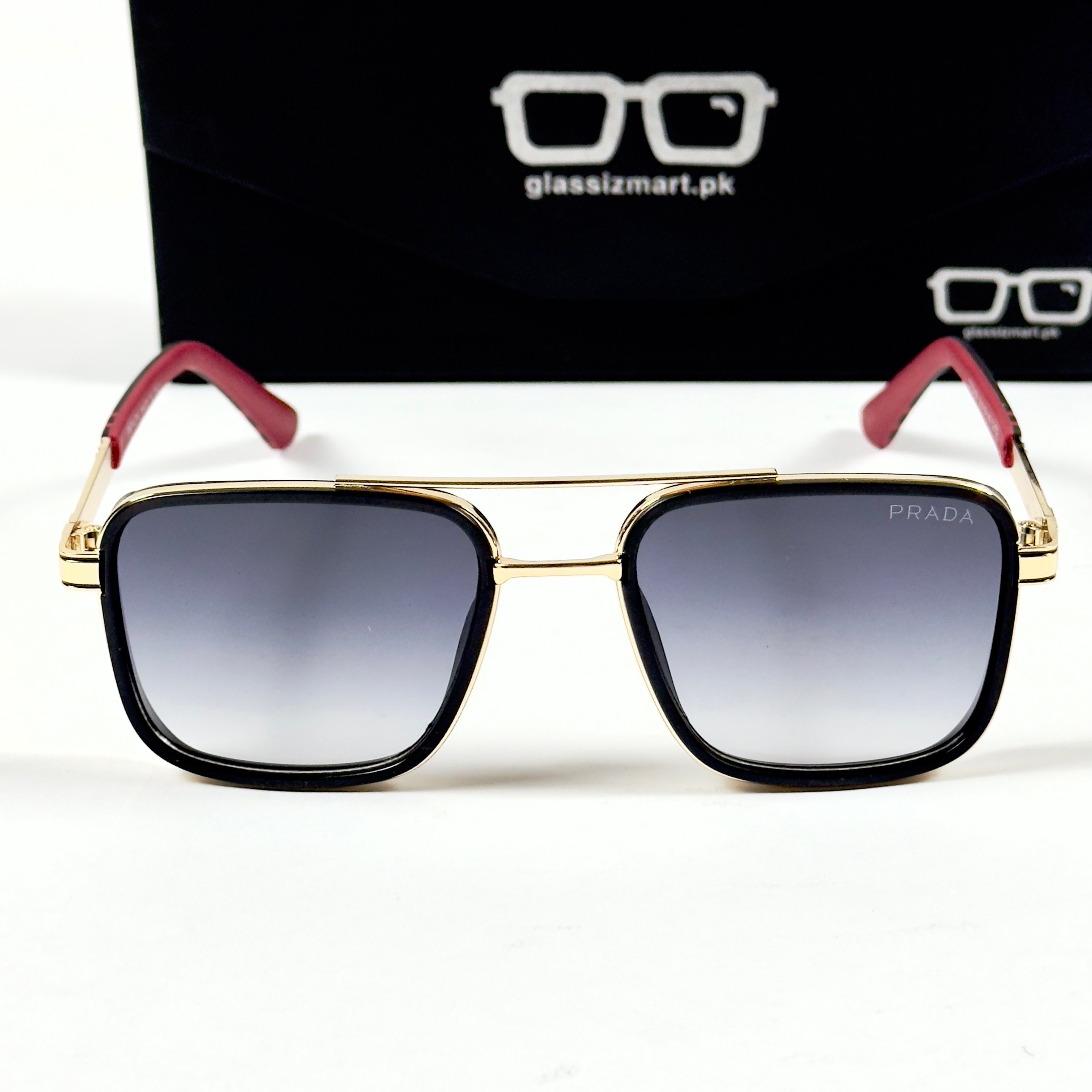 Prada – 58494 – 56 – Golden Black Gradient – Metal – Sunglasses – Unisex